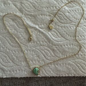 Brynne Shell 14k Gold Vermeil Short Pendant Necklace